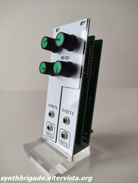 Pi Pico Dual Voice Voltage Controlled Wavetable Module for