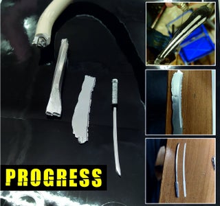 MAKING THE BLADE - PROGRESS.