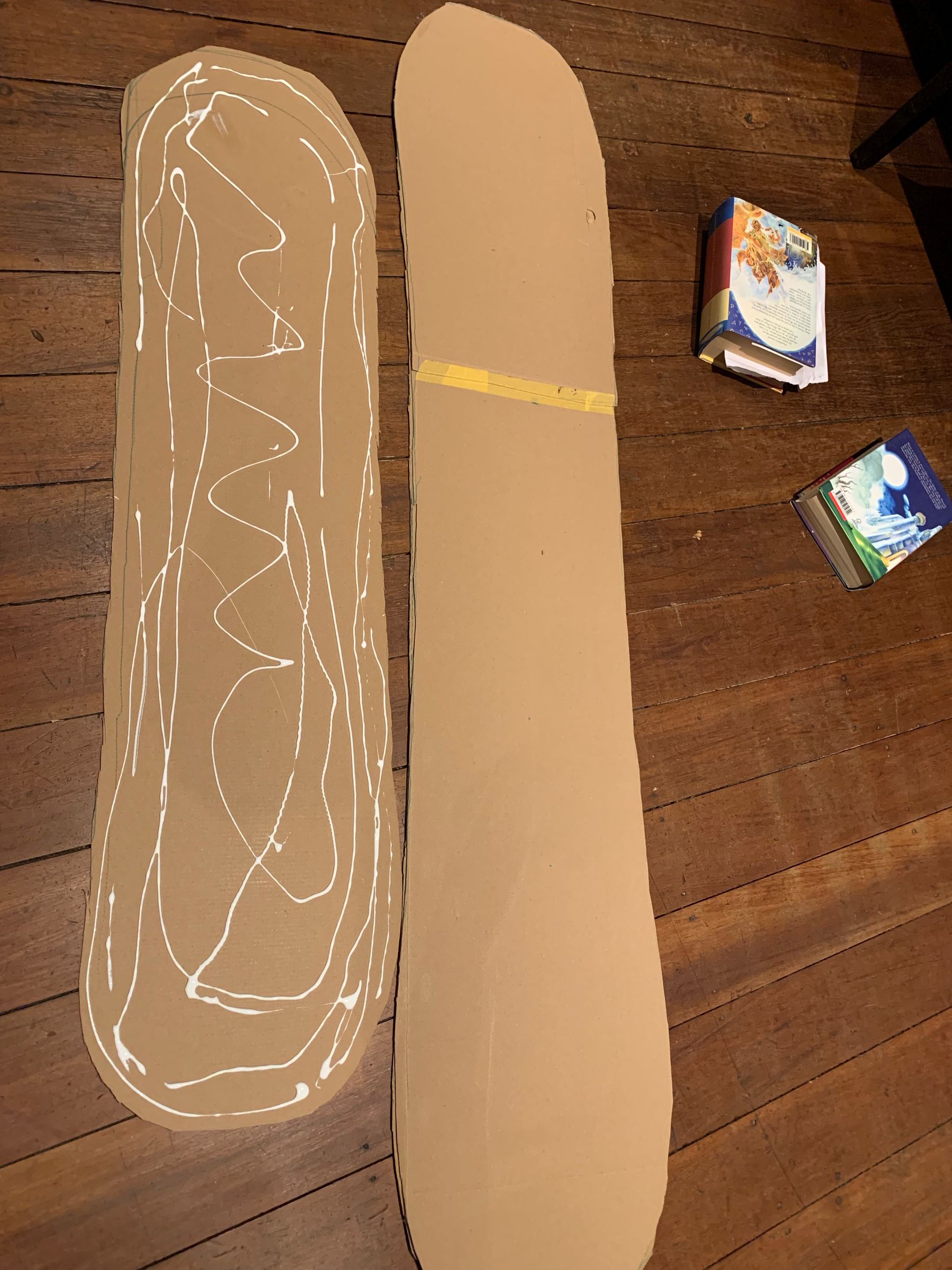 Cardboard Snowboard 7 Steps Instructables