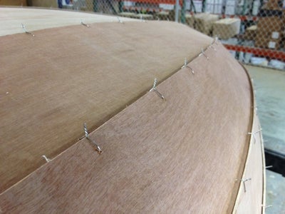 sailboat scratch Reinforcing the Hull Joints...