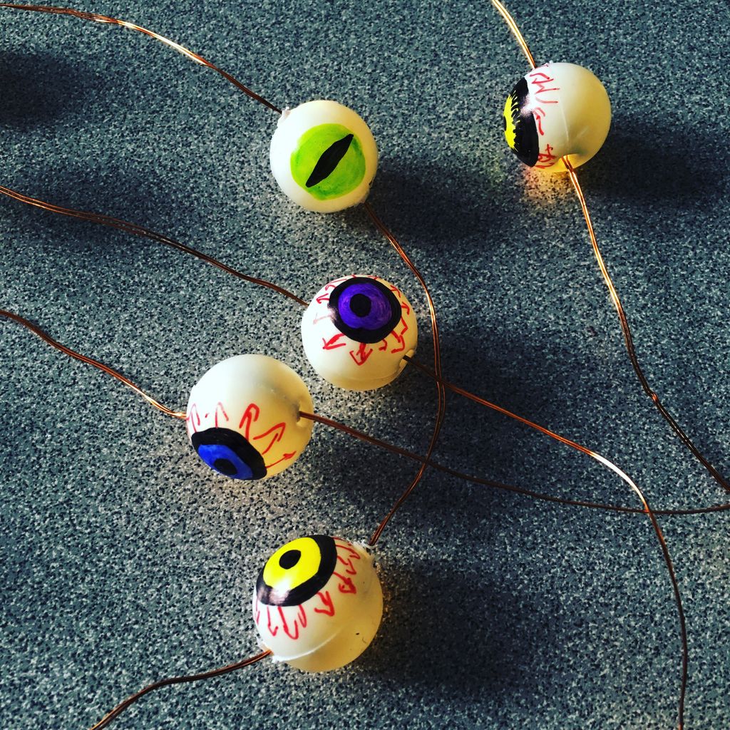 DIY Eyeball String Lights 4 Steps (with Pictures)