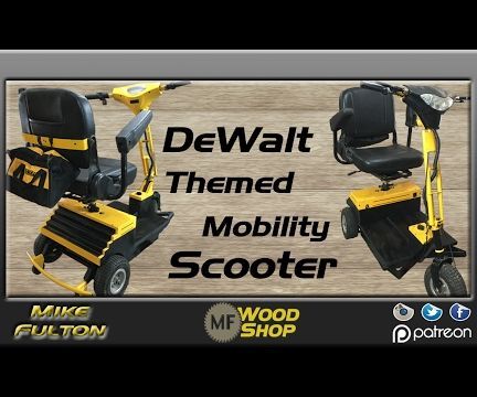 DeWalt Themed Mobility Scooter