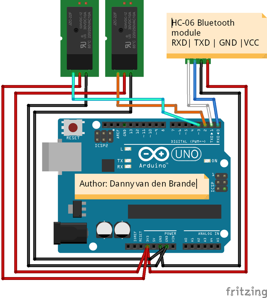 Arduino - Home Control With Bluetooth and Voice USING the HC-06 ...
