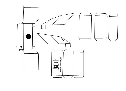 How to construct a (paper prototype) multilayered viewing device for iPhone.(I3DG)