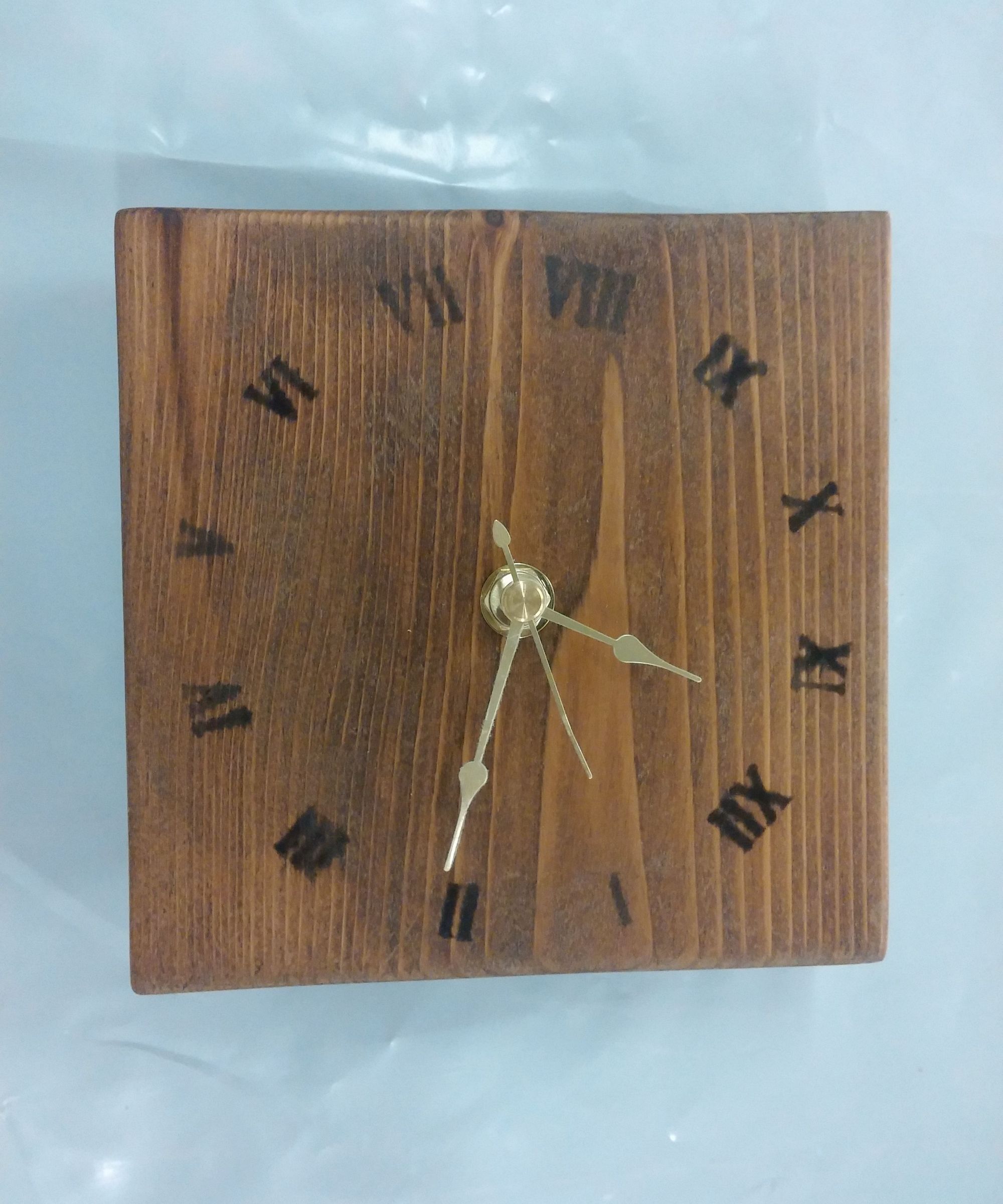 Intro To Woodworking Clock