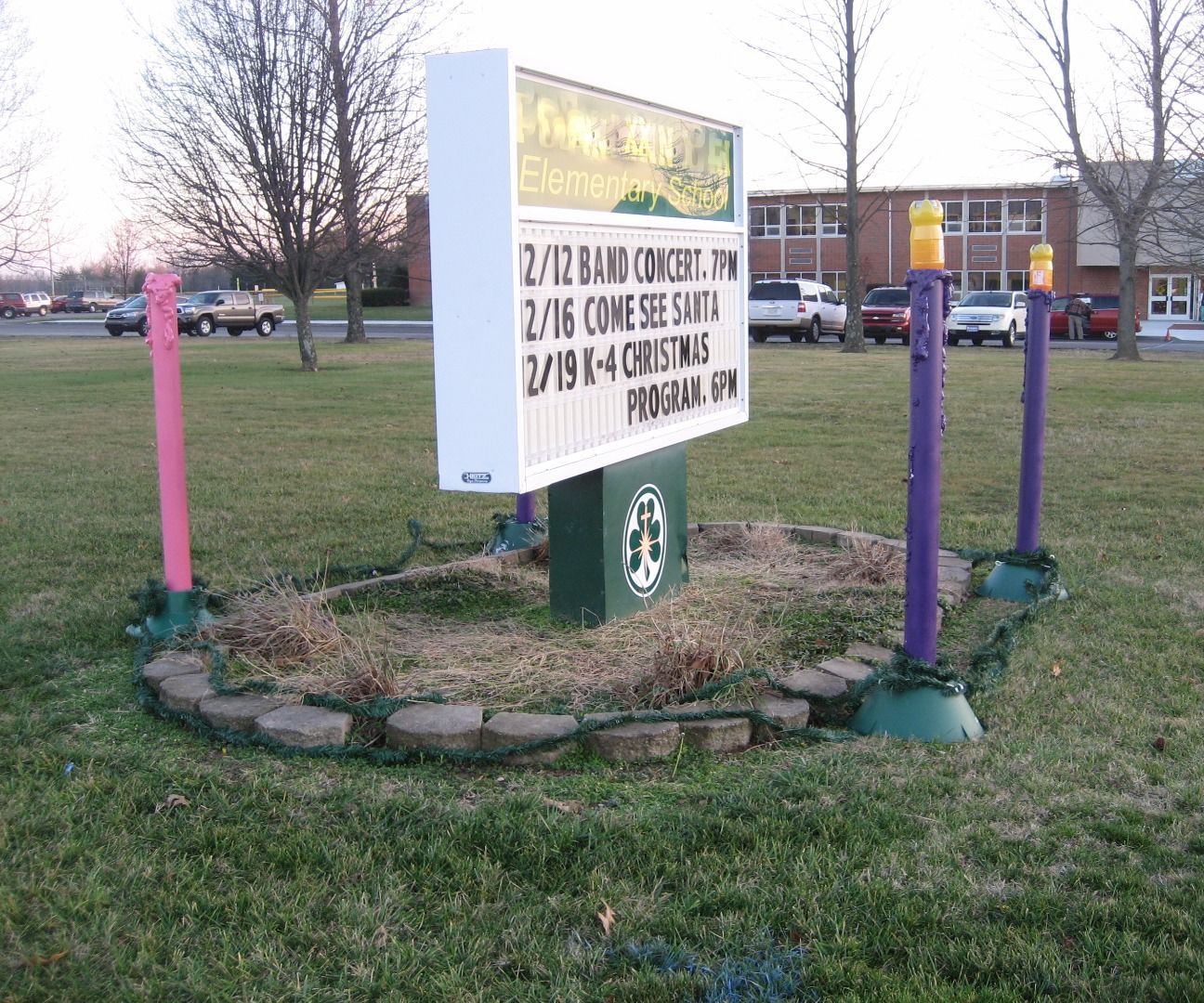 Giant (Advent Wreath) Light Up Candles