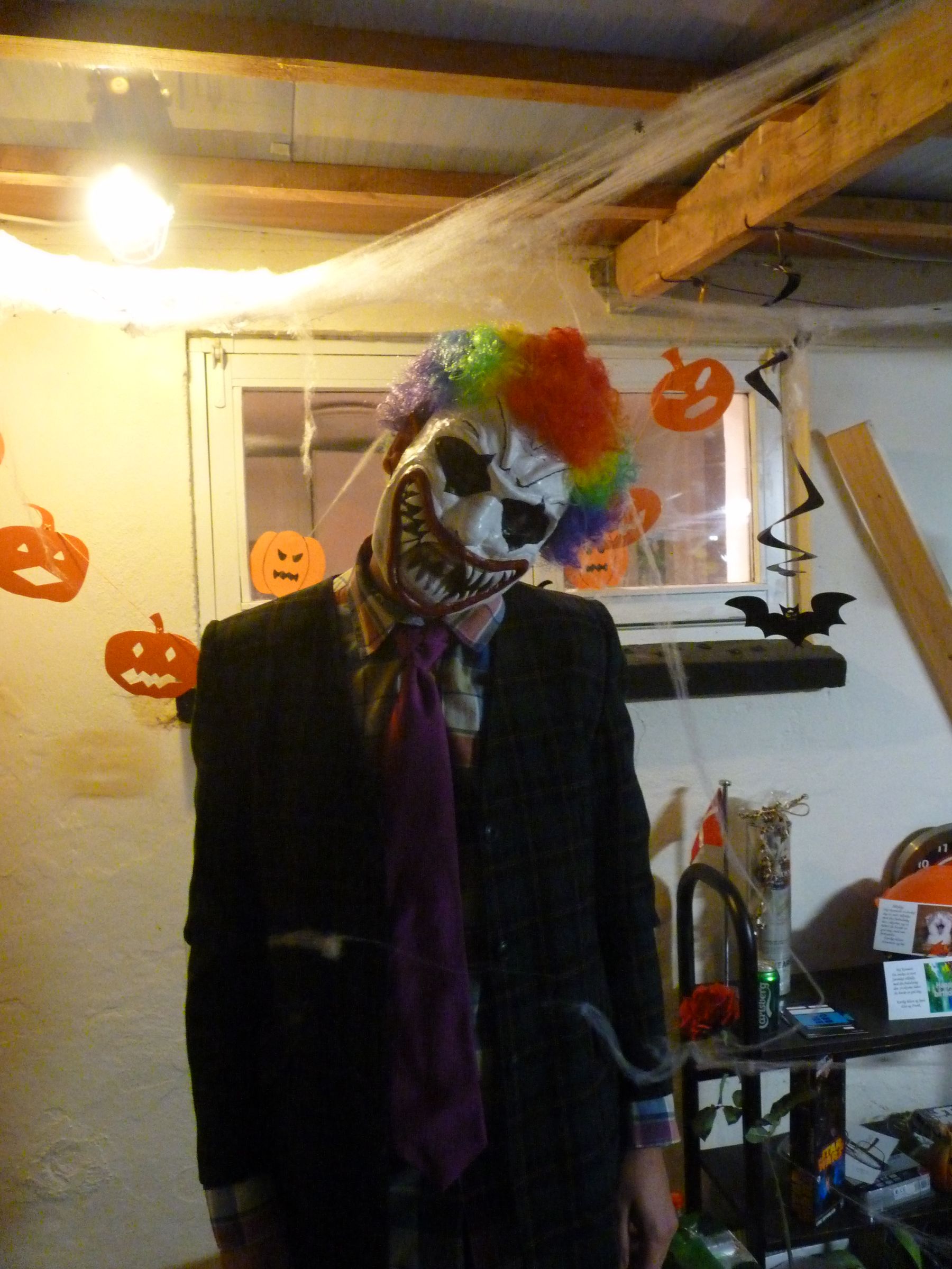 Scary Clown Mask Made From Instamorph