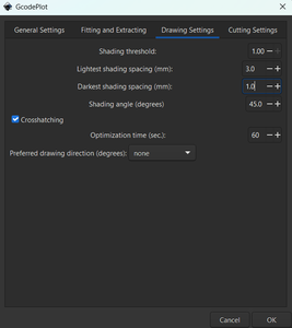 Configuring G-CodePlot Settings