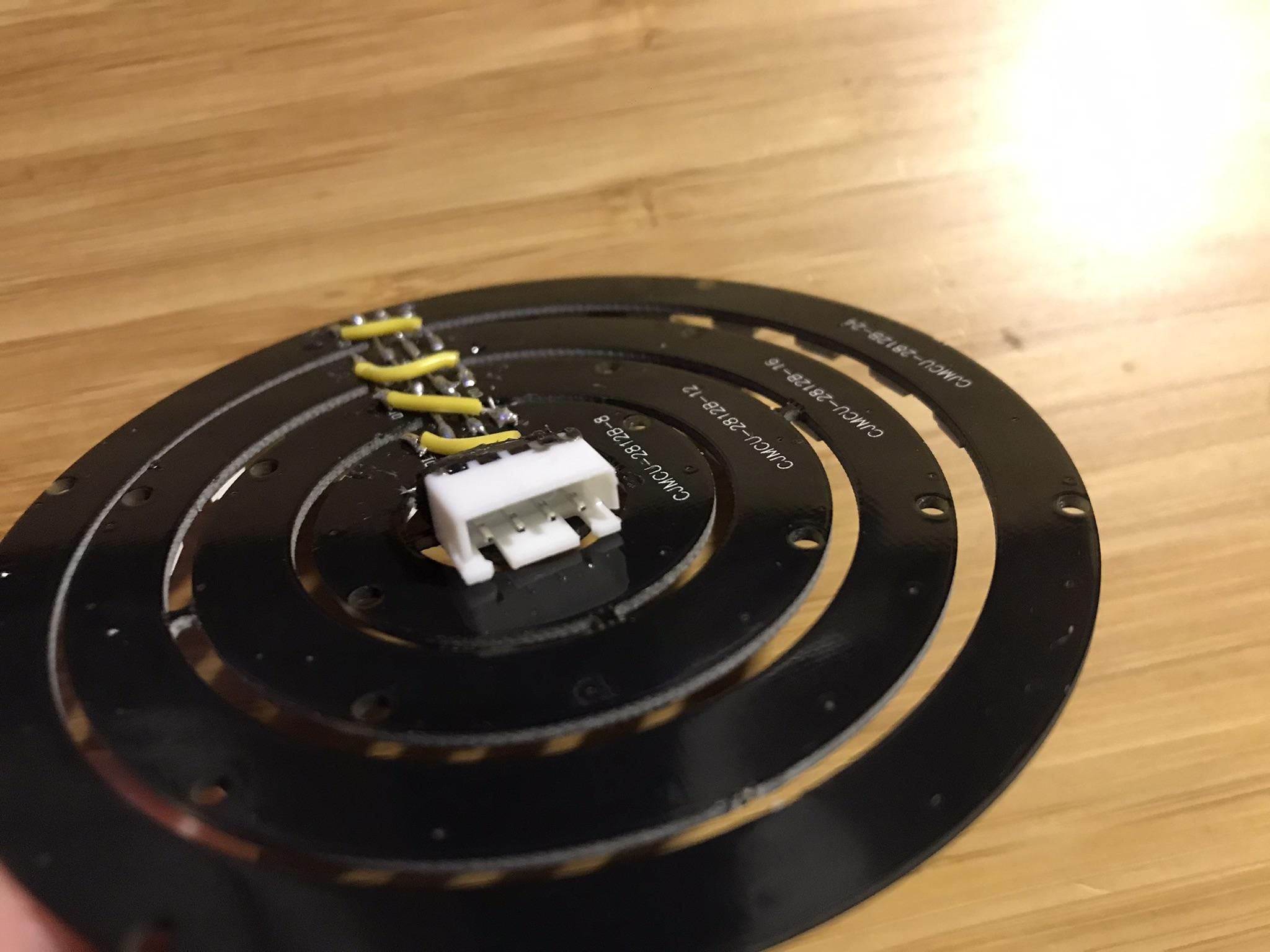 Neopixel Lamps With Fresnel Lenses From Broken TVs and Laptop Displays