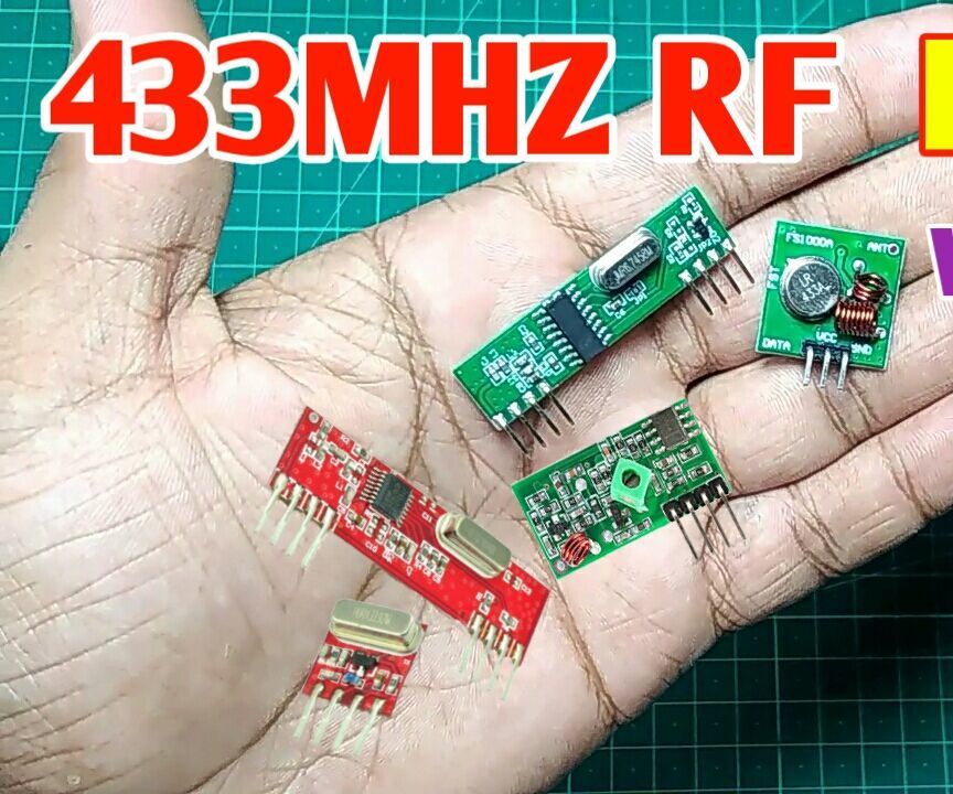 RF Module 433MHZ | Make Receiver and Transmitter From 433MHZ RF Module Without Any Microcontroller