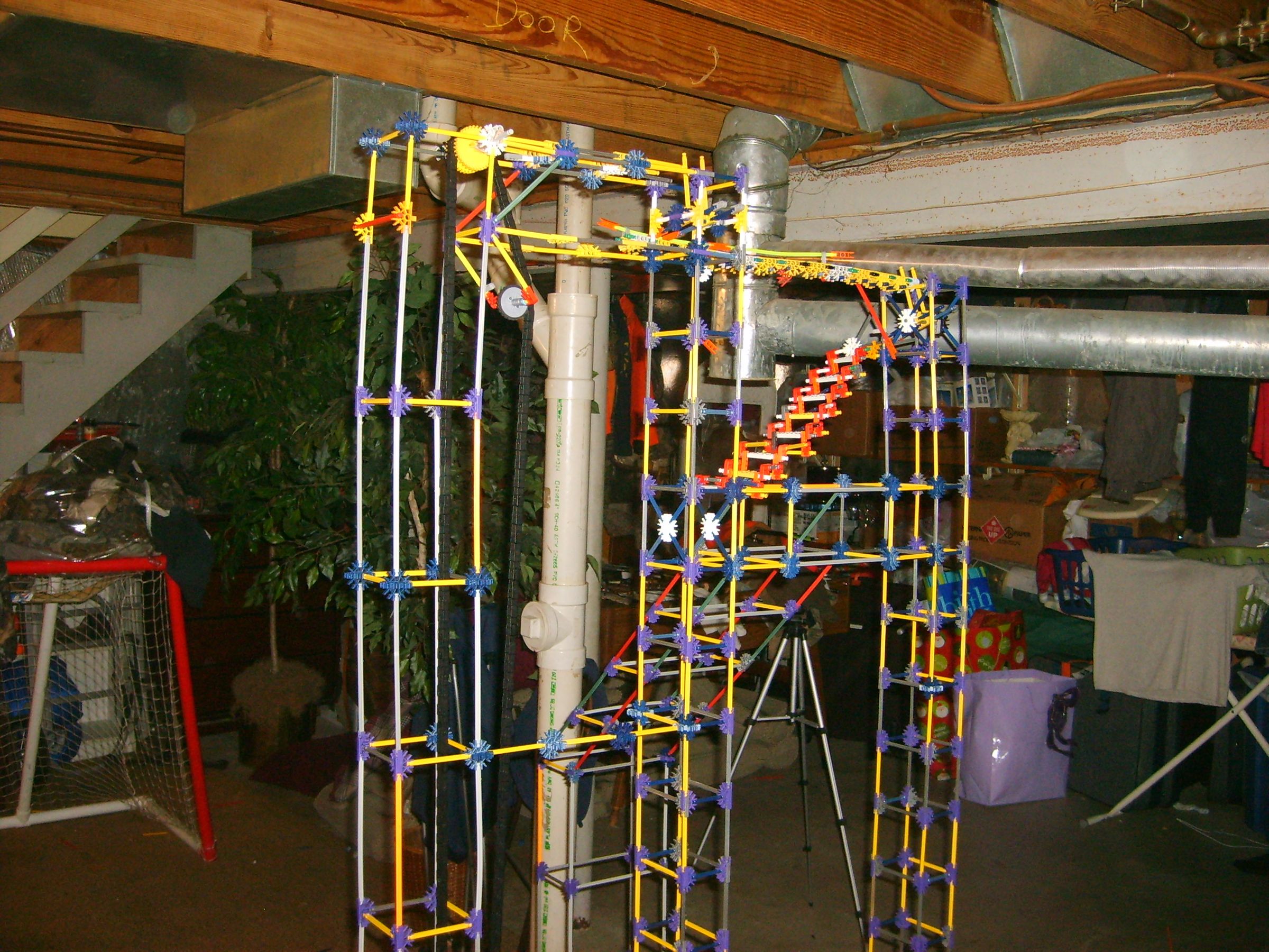 Fire Hazard Knex Ball Machine Progress 2