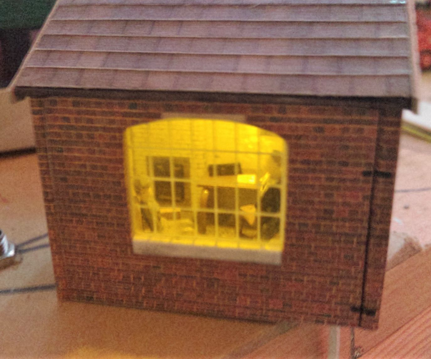 Detailing Model Buildings With LEDs and Furniture
