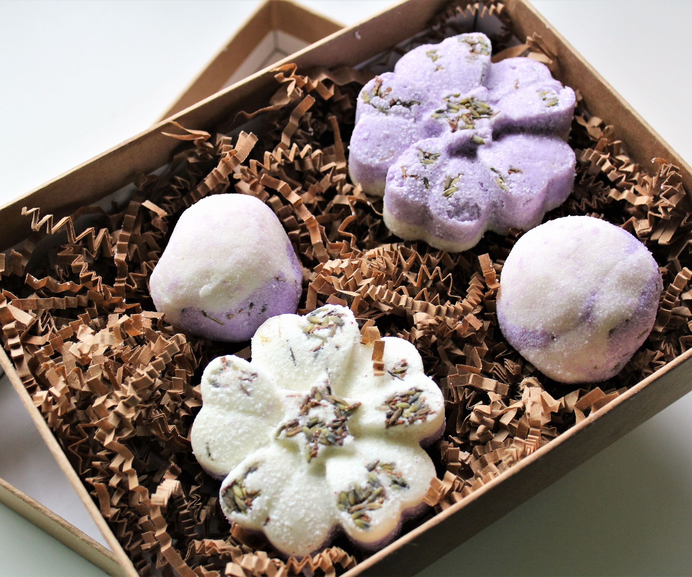 Lavender Bath Truffles with Message in a Bottle