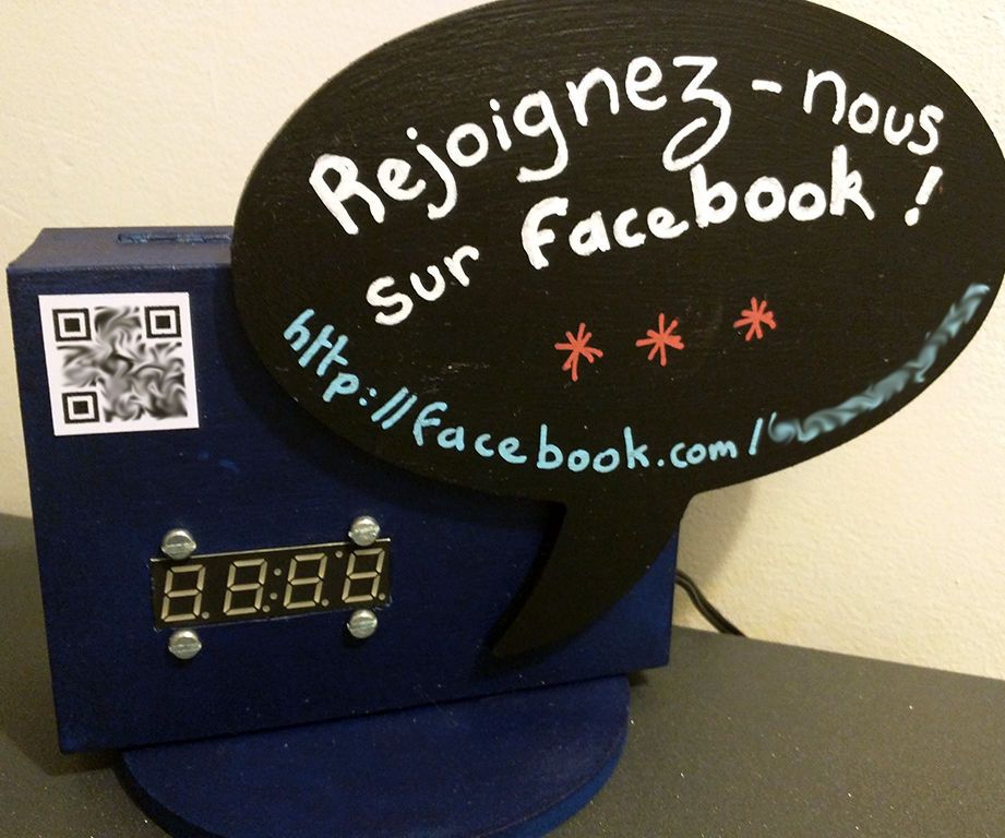 Facebook Page Likes Counter Display (with Particle Photon)