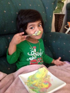 Creamy Colorful Ice Cream Cake Is Ready.  ​My Little One Loves It Lot :) YUM YUM!!!!