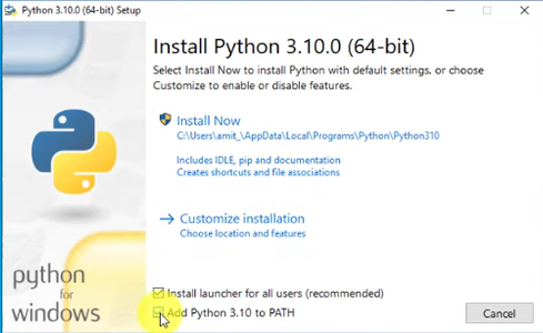 Installing on a Windows System