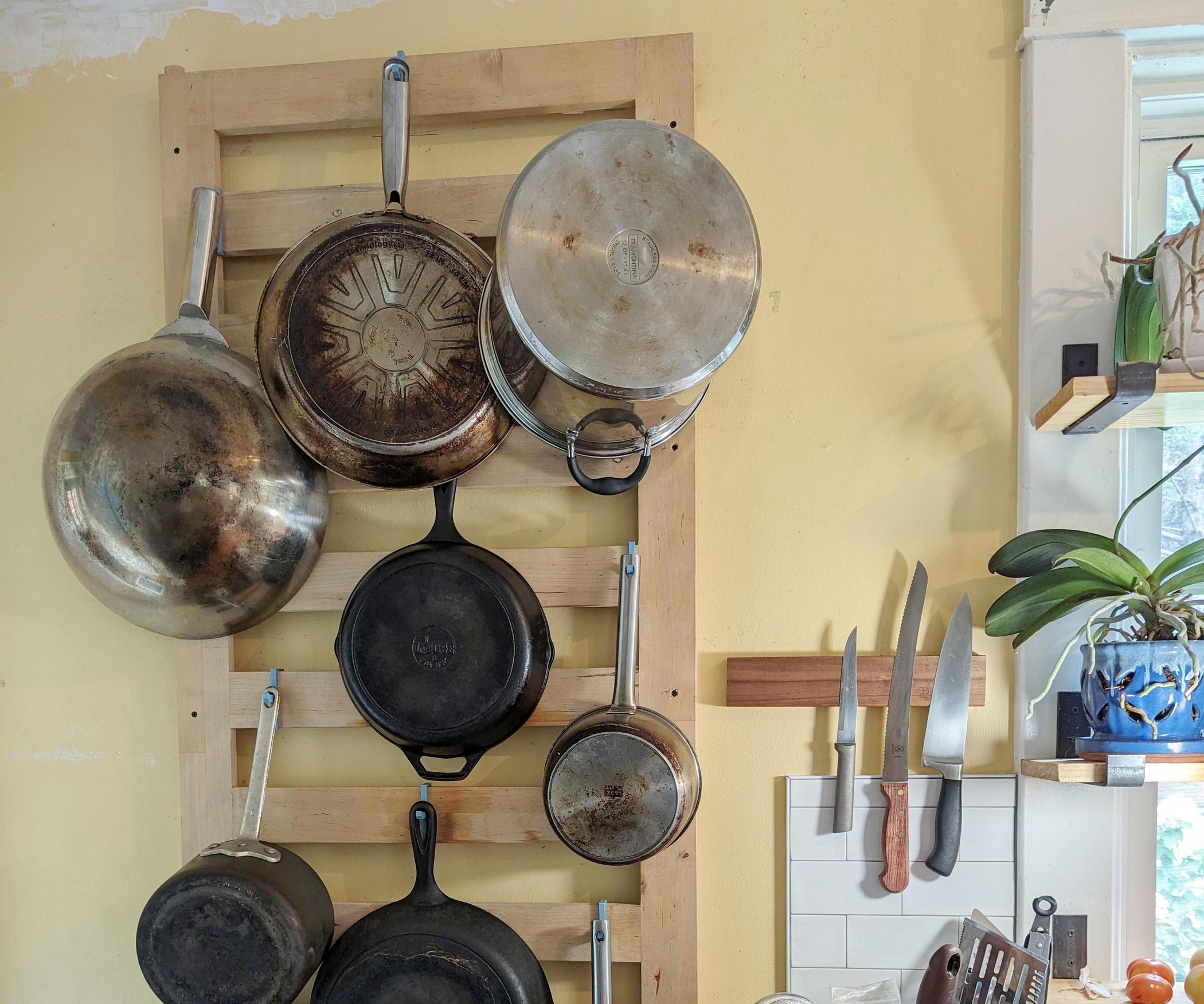 Making a Potholder Rack From Old Futon Frame 3 Steps Instructables