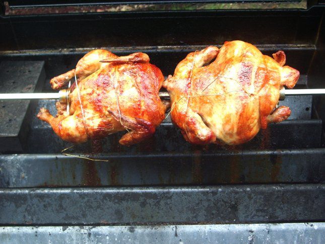 Rotisserie for a Weber Grill