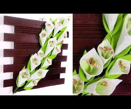 How to Make Flower Wall Hanging Decoration Craft?