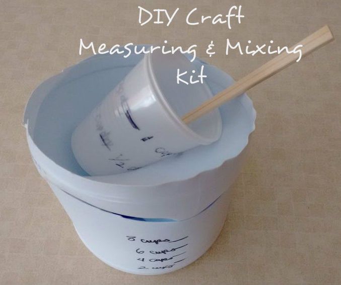 DIY Craft Measuring & Mixing Kit