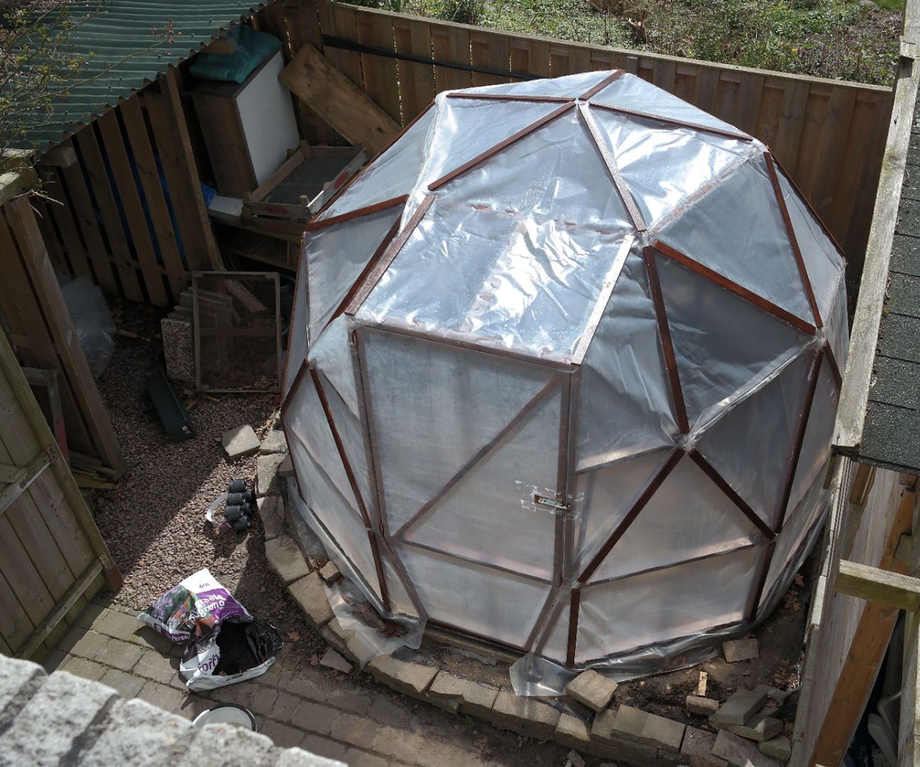 3m Geodesic Dome Greenhouse