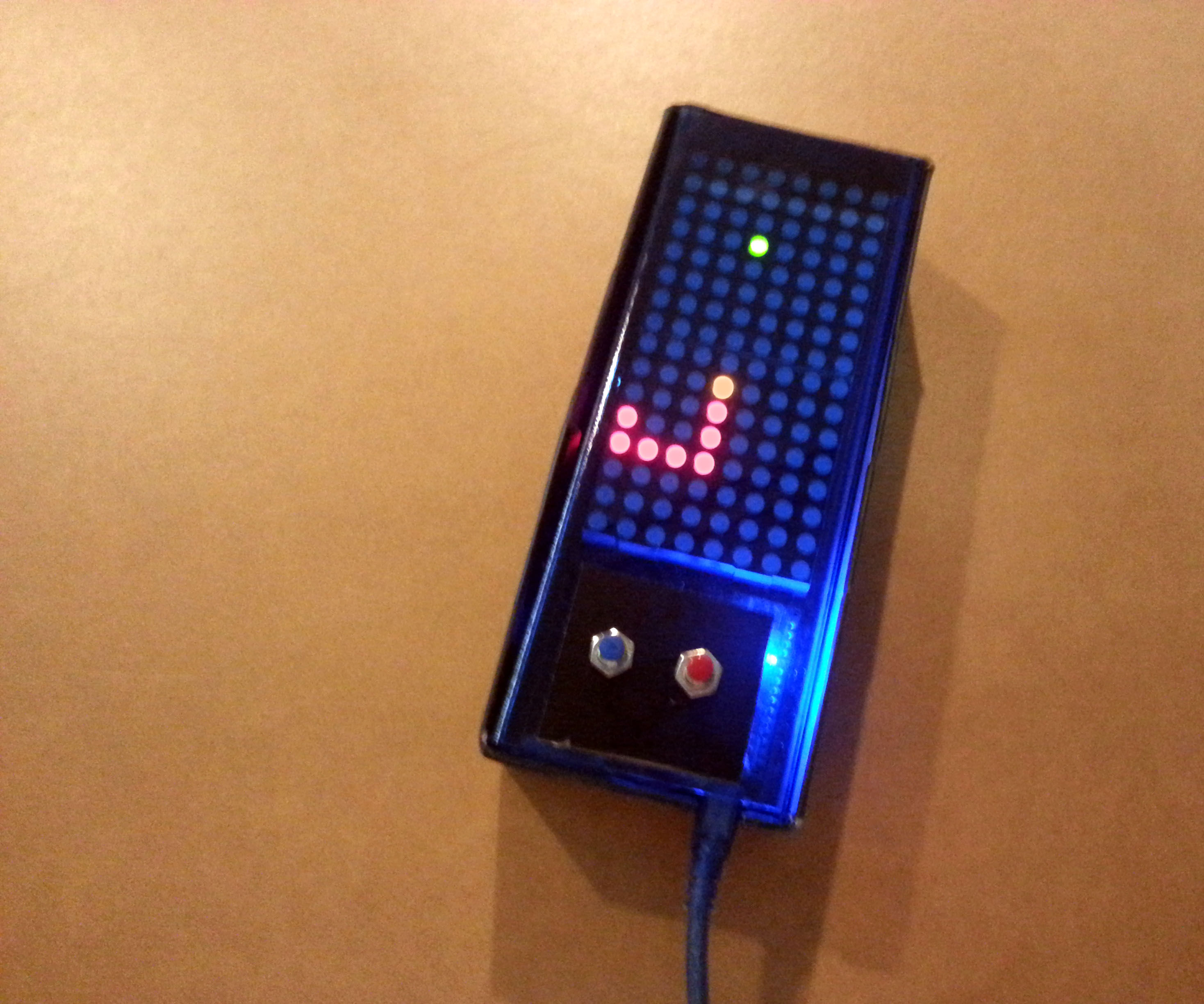 Arduino Based Bi-color LED Matrix Snake Game