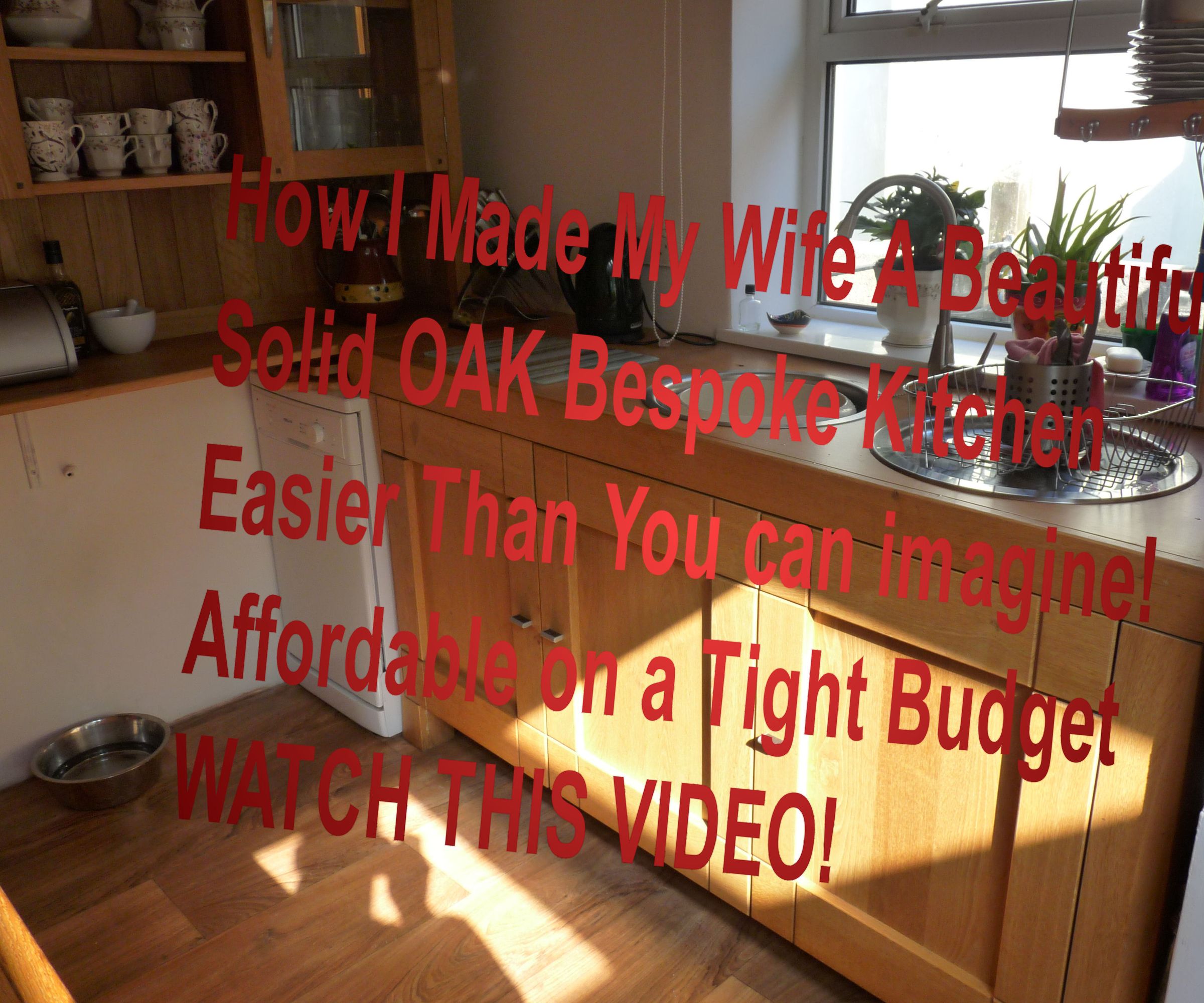 How I Designed and Built My Bespoke Oak Kitchen From 2nd Hand Sideboards 
