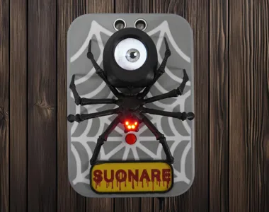DIY Spooky Halloween Doorbell: Easy Electronics Project With ESP32 E 3D Printed