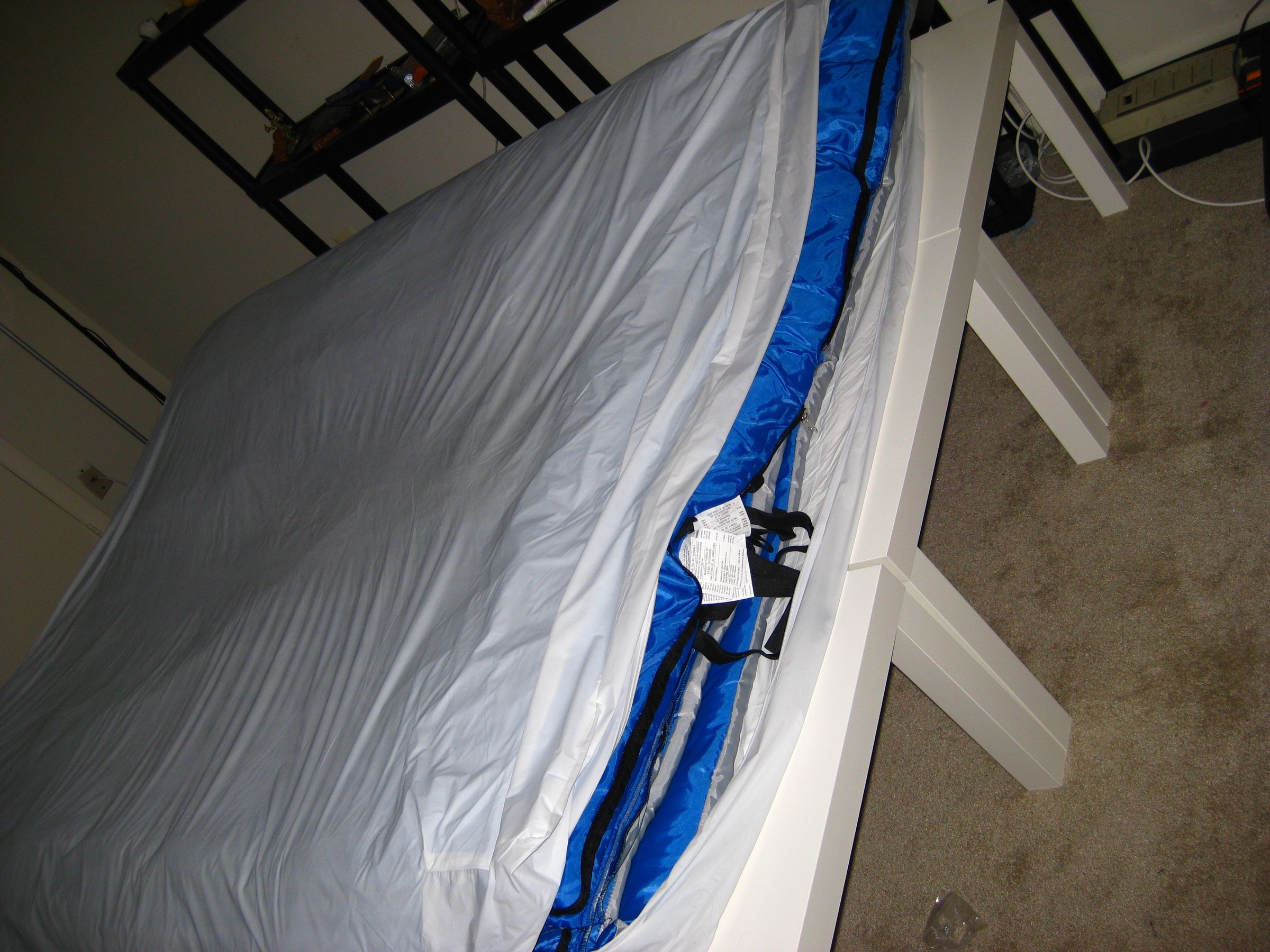 DIY Platform Bed and Mattress Substitute OutOfTheBox, Portable