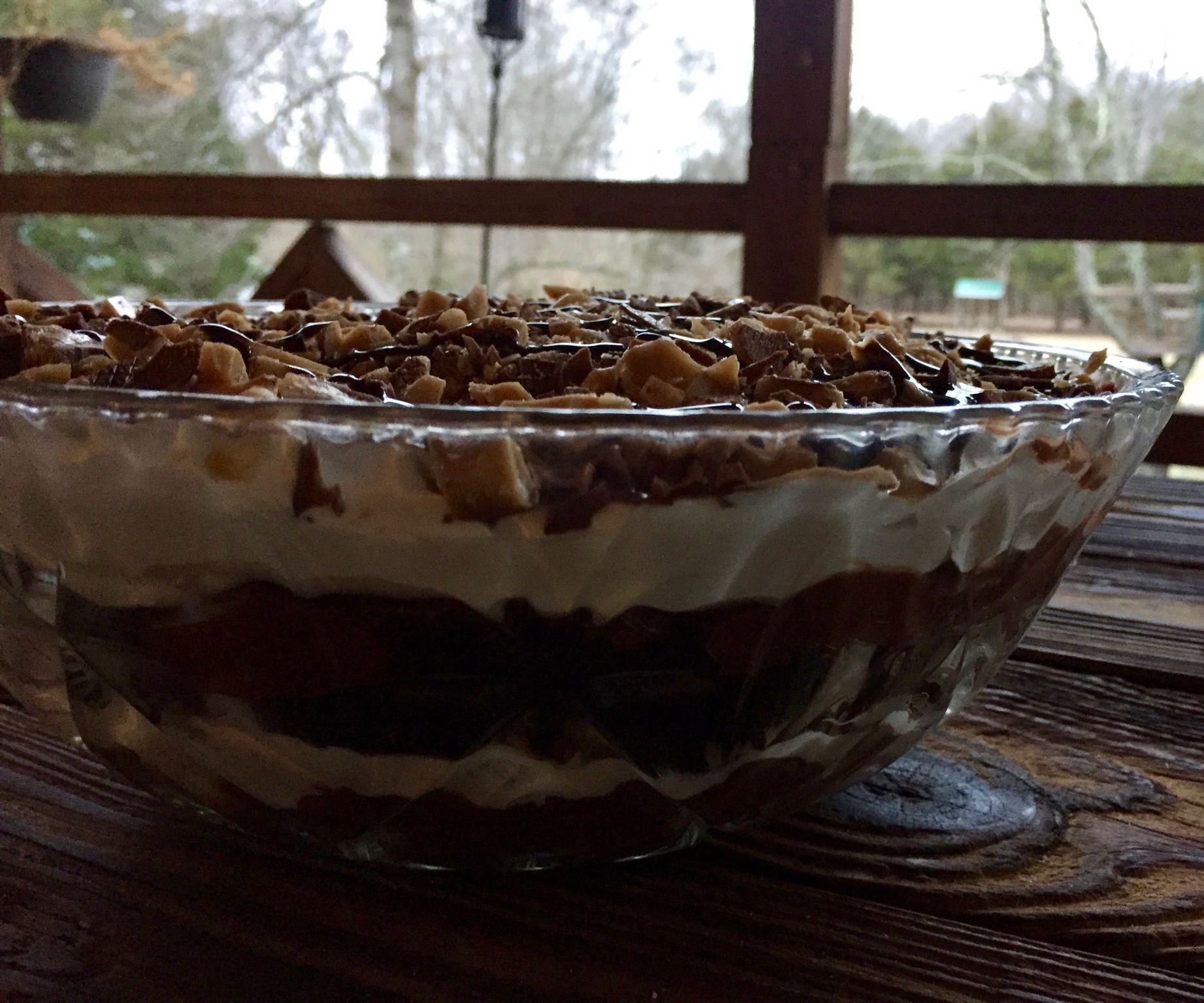Heath Bar Chocolate Trifle!