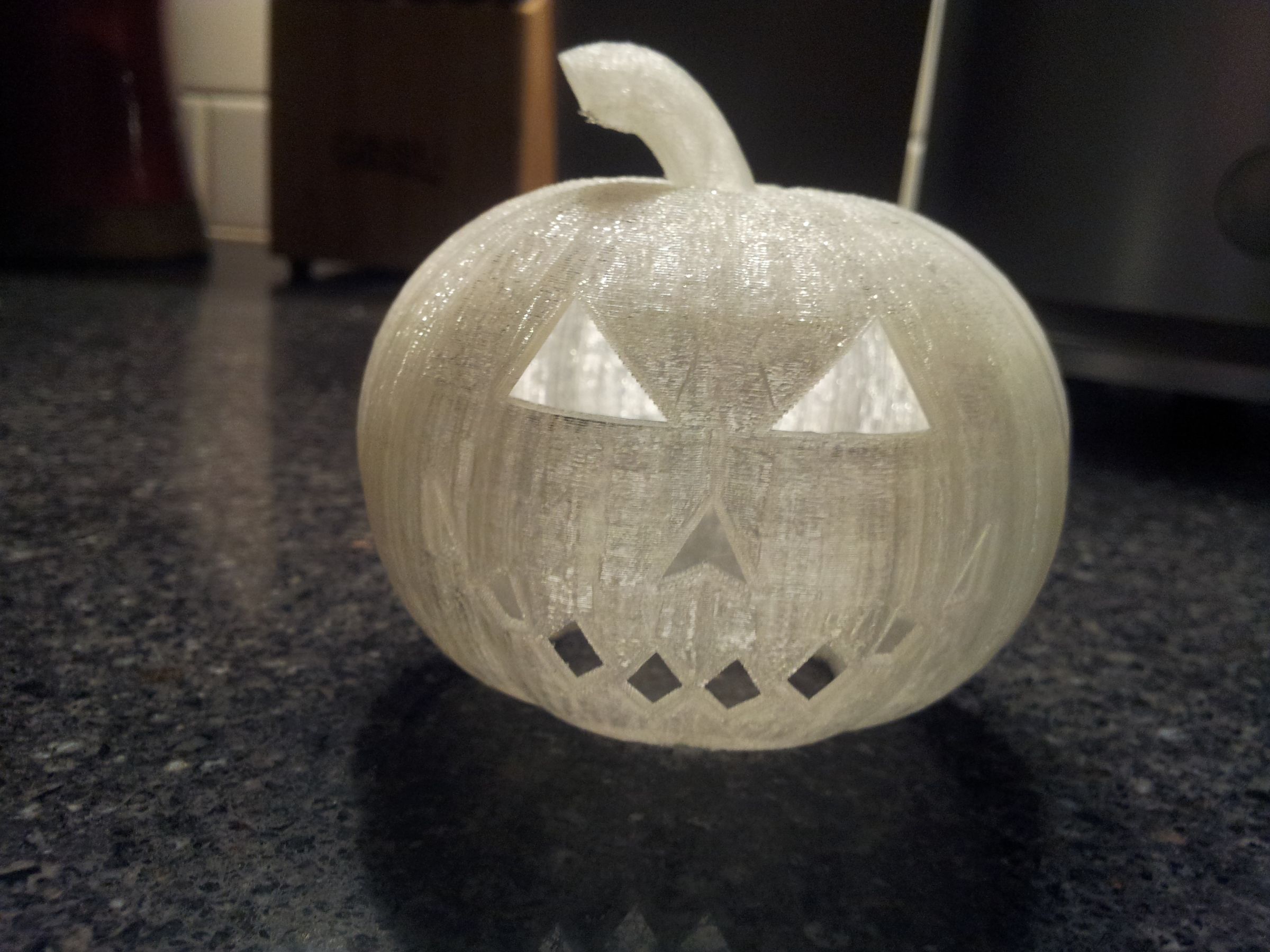 3D Printed Jack-O-Lantern