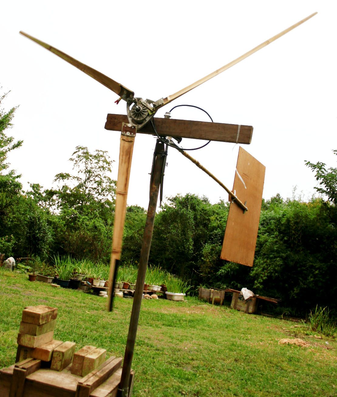 Wind Turbine Blades From Bamboo