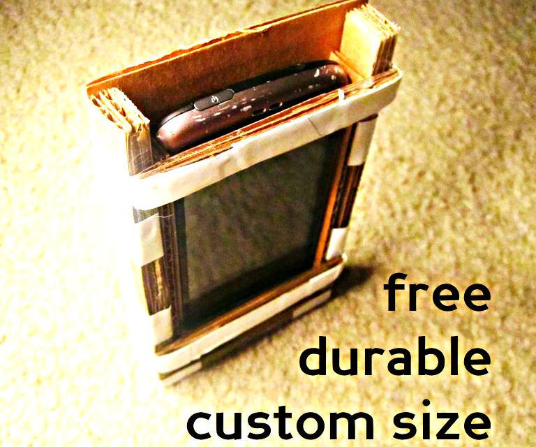 Cardboard Bicycle Smart-phone Holder