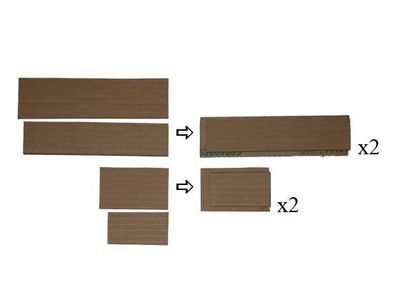 Assembly of the Cardboard Form: Step 1