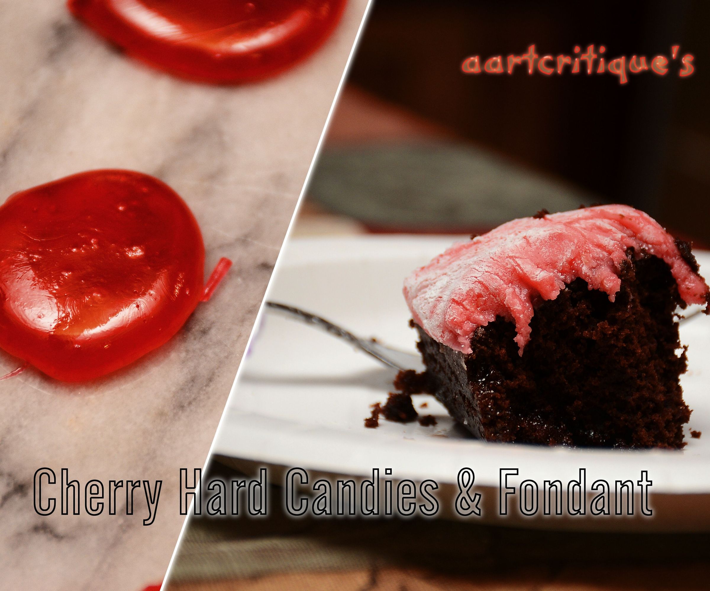 Old Fashioned Cherry Hard Candies and Cherry Fondant