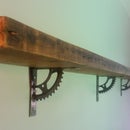 Self on a Shelf: A shelf built from junk