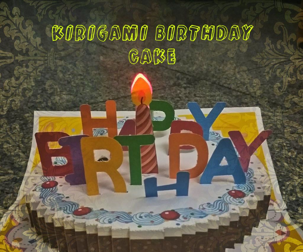 Musical Pop Up B'day Cake With Blowable LED Candle