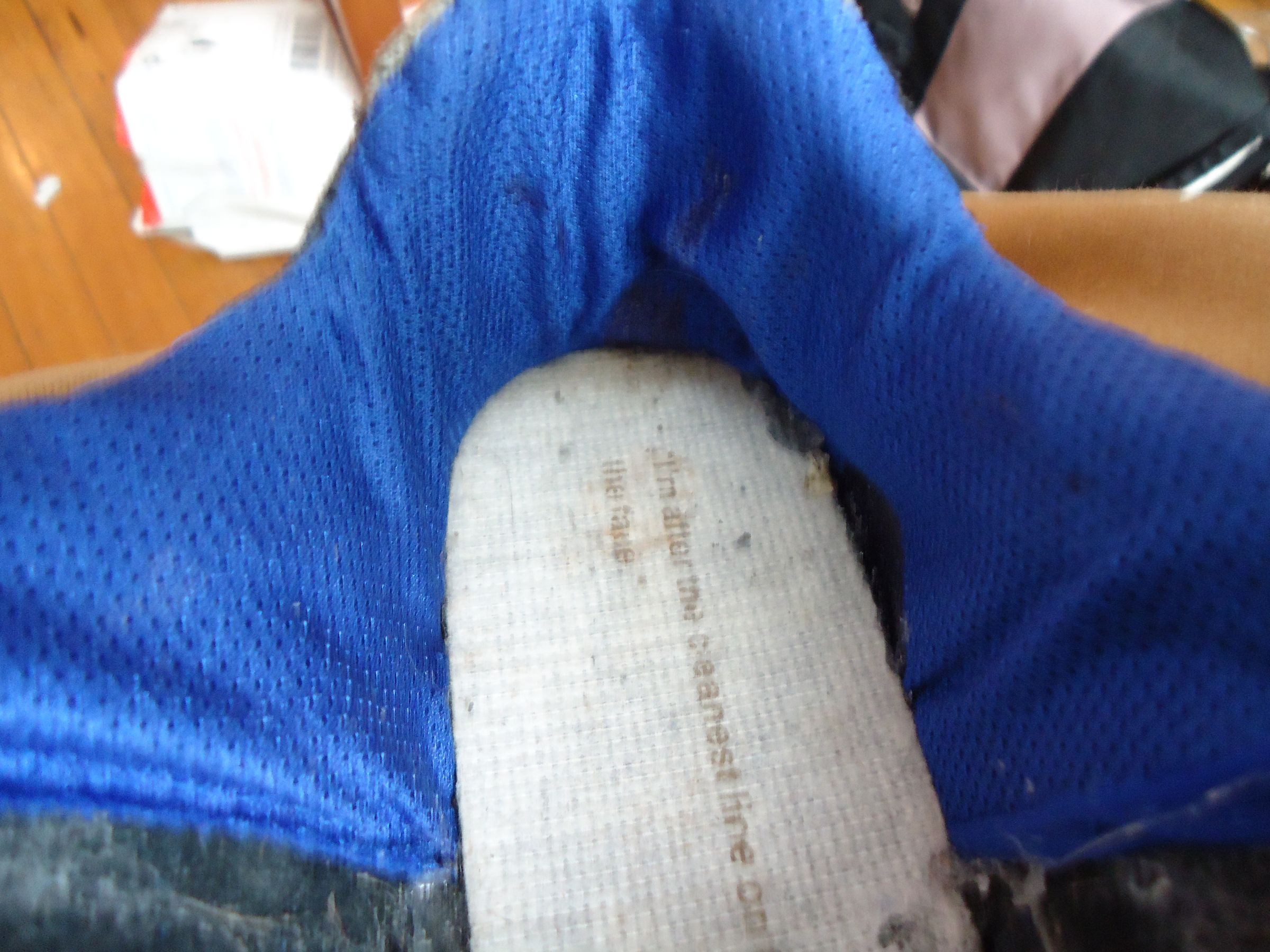 Tennis Shoe Repair Torn Heel Linings 8 Steps Instructables