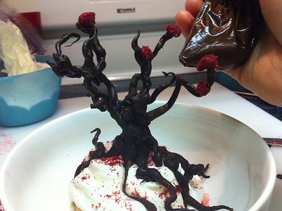 Chocolate Raspberry Tree