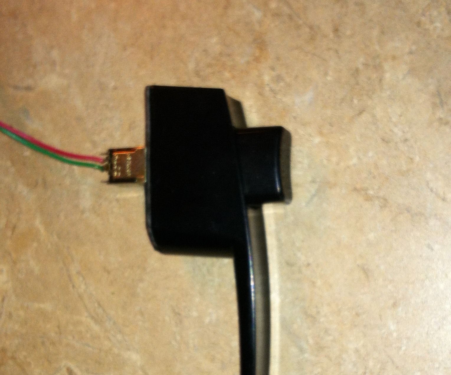 Screen Door Handle, Converted to an Electric Door Handle/Switch.