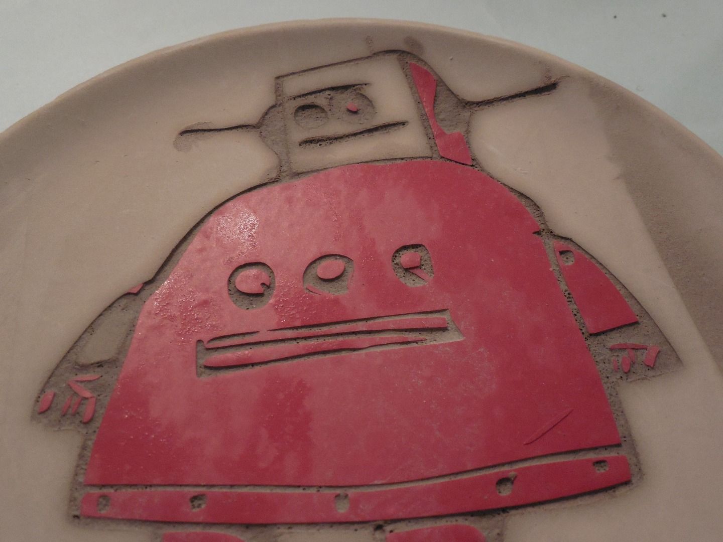 Vinegar Etching (The Instructables Robot in Clay) 7 Steps (with