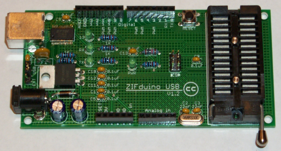 Assembling the ZIFduino USB 1.2