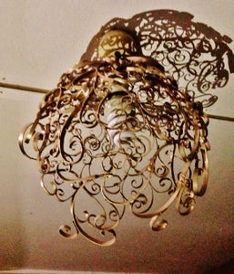 Swirly PVC Pendant Light