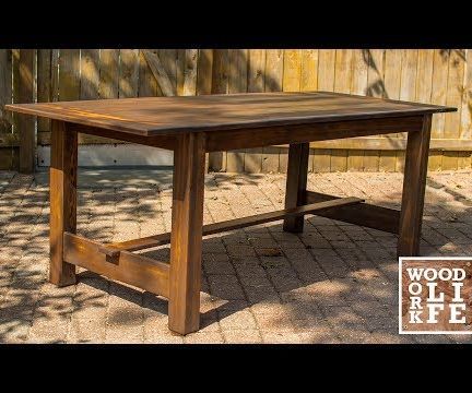Making a Dining Room Table Out of Bleachers