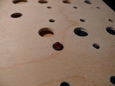 Drill the LED Holes