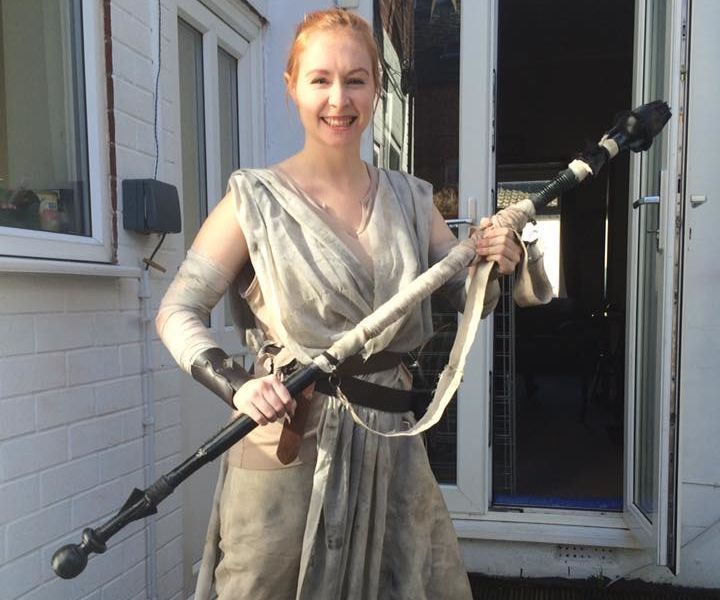 Star Wars Rey Blaster and Outfit