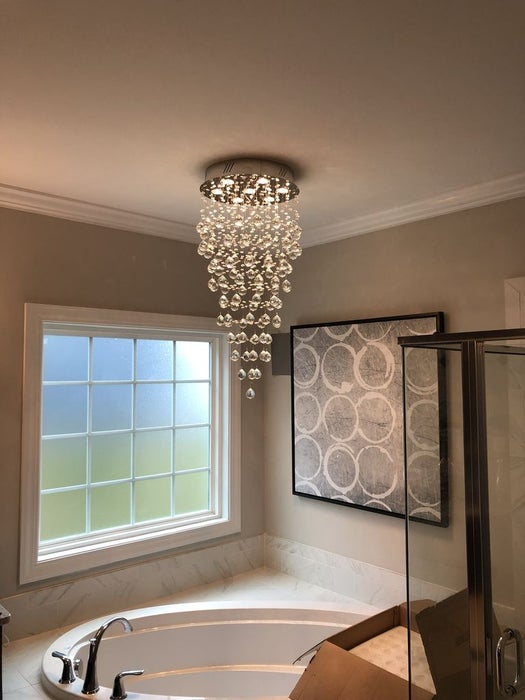 Install A Gorgeous Soaking Tub Light Fixture In The Most