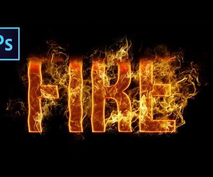 Fire Text Effect: Photoshop Tutorial
