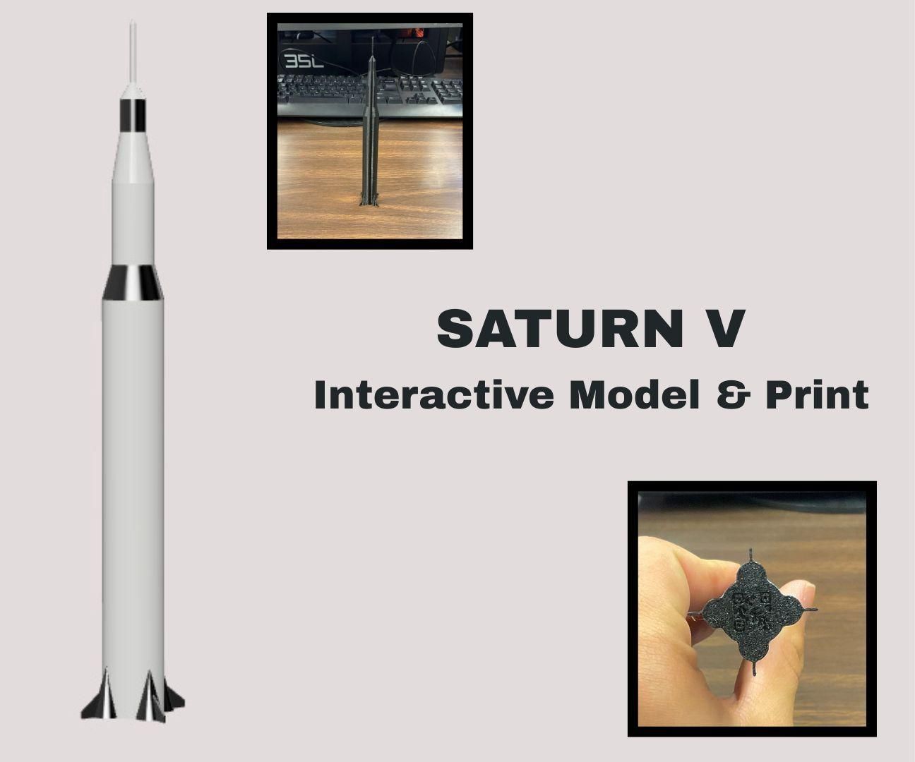 Interactive Model of the Saturn V Spacecraft