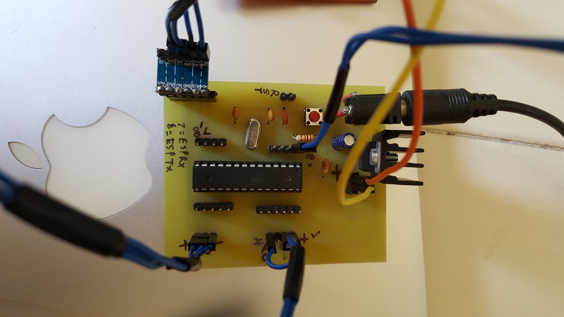 Home Security System Using ESP8266, TWITTER and Thingspeak. : 4 Steps ... Circuit Diagram